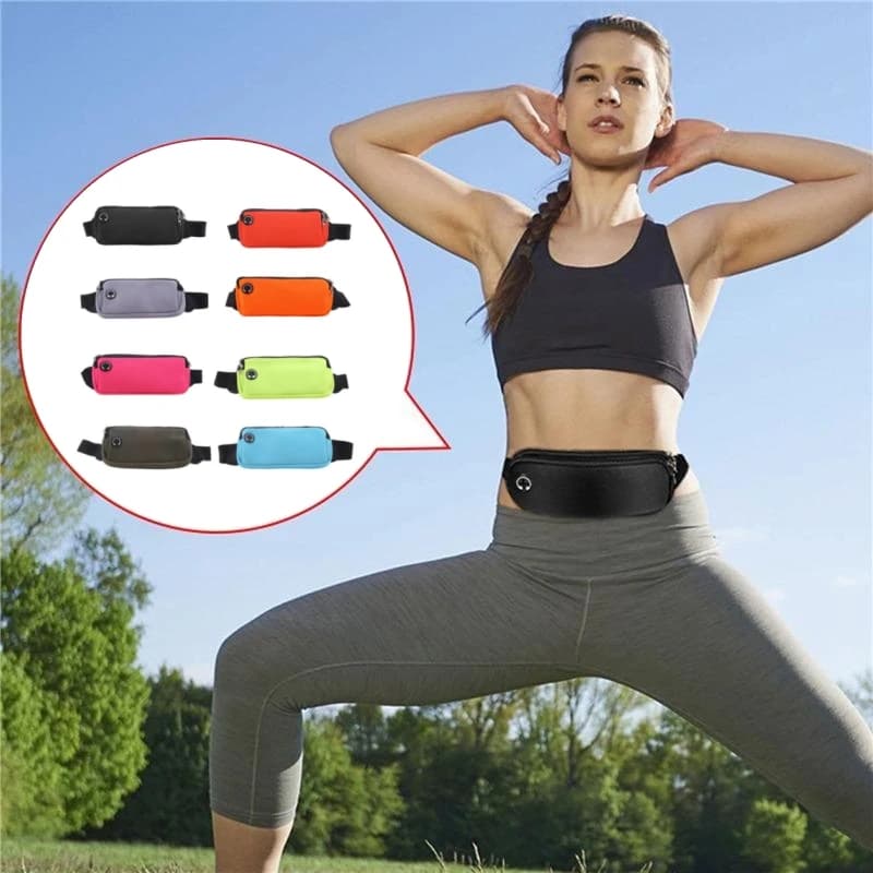 Sports Belt Wasit Pack Men's Pockets Women's Stretched Outdoor Hiking