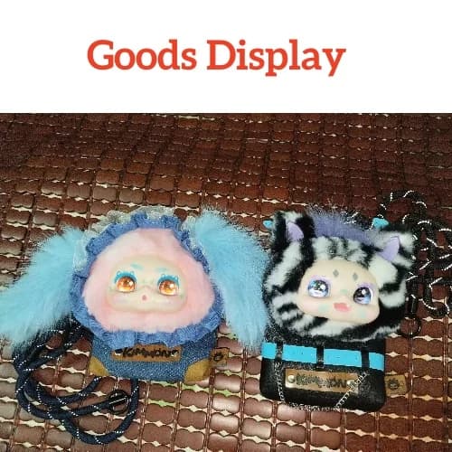 Borsa a tracolla inclinata Kimmon autentica Serie di scatole cieche Borsa per bambole Kimmon Raccogliere la decorazione Giocattolo per bambini Regalo di festa