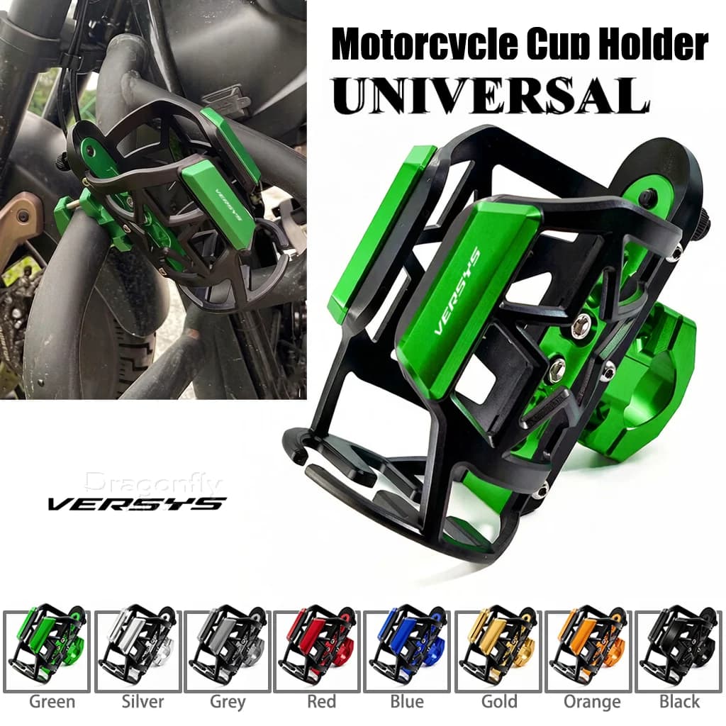 Portabicchieri per Kawasaki Versys 650 300 300X 1000 X300 2015-2022, Supporto per Bottiglia d'Acqua e Bevande per Moto