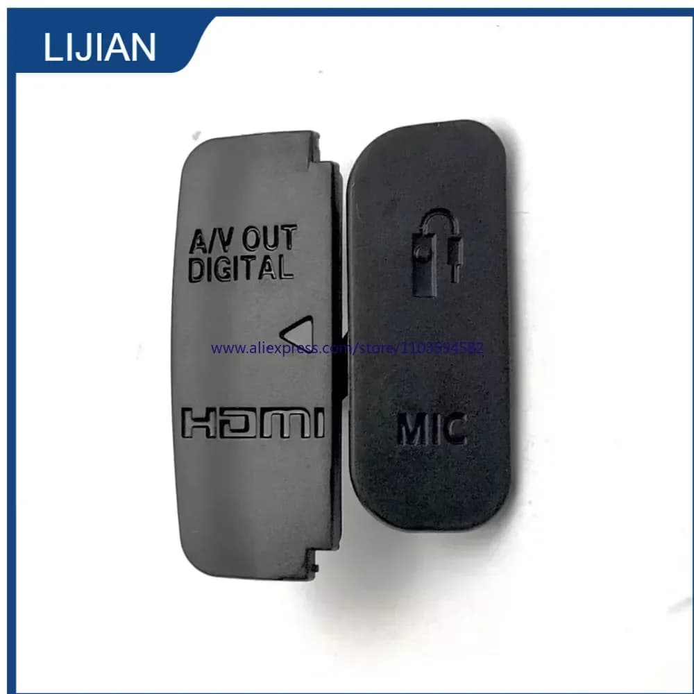 NUOVO USB Coperchio In Gomma Porta HDMI-compatibile MIC Cap Interfaccia di Copertura Per Canon EOS 600D T3i Parte di Riparazione Della Fotocamera Digitale