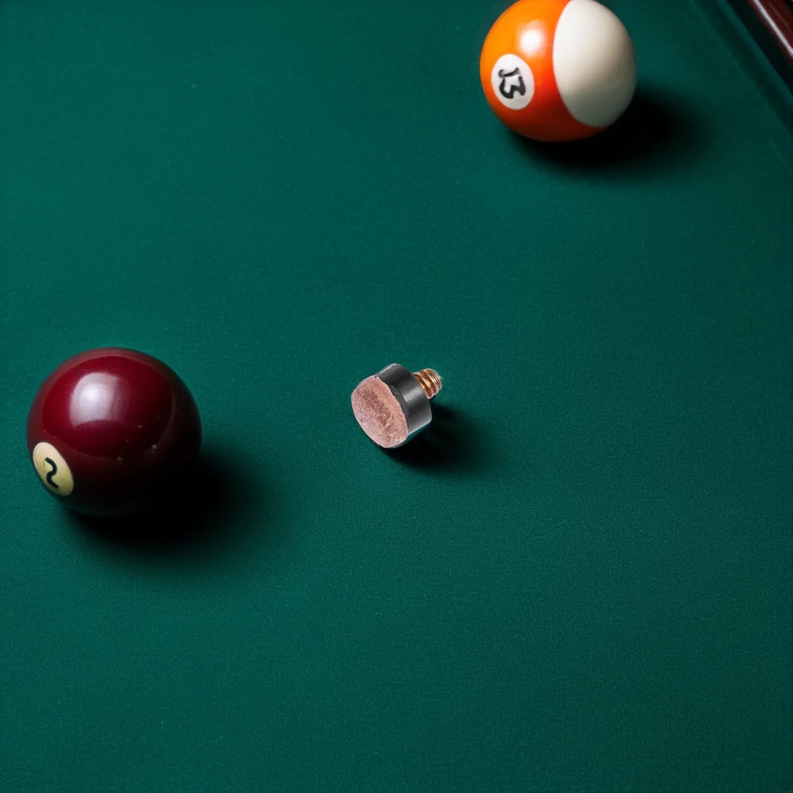 20 Puntali a Vite per Stecca da Biliardo 11mm con Anima in Ferro Sintetico Duro, Eleganti e di Ricambio per Stecche da Snooker e Biliardo