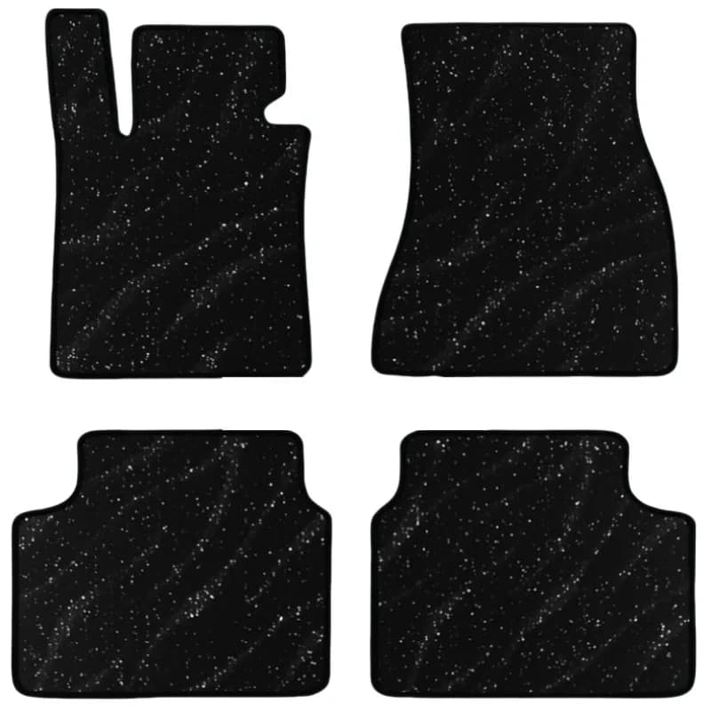 4PCS Starry Sky Cover Custom Car Mats for BMW Series 5 F10 G30 F90 520-550 2011-2024 Auto Foot Mats Coche Accessories