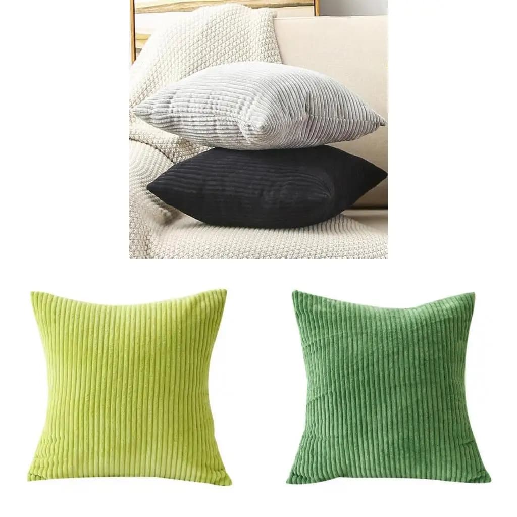 Fodera per cuscino in velluto a coste 45x45 Fodere per cuscino decorative quadrate Forniture per regalo decorazione per