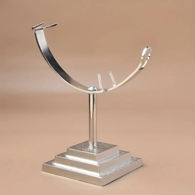 Crystal Moon Stand regolabile manualmente staccabile grande Crystal Moon Room Living RoomOffice Desktop Computer Decoration
