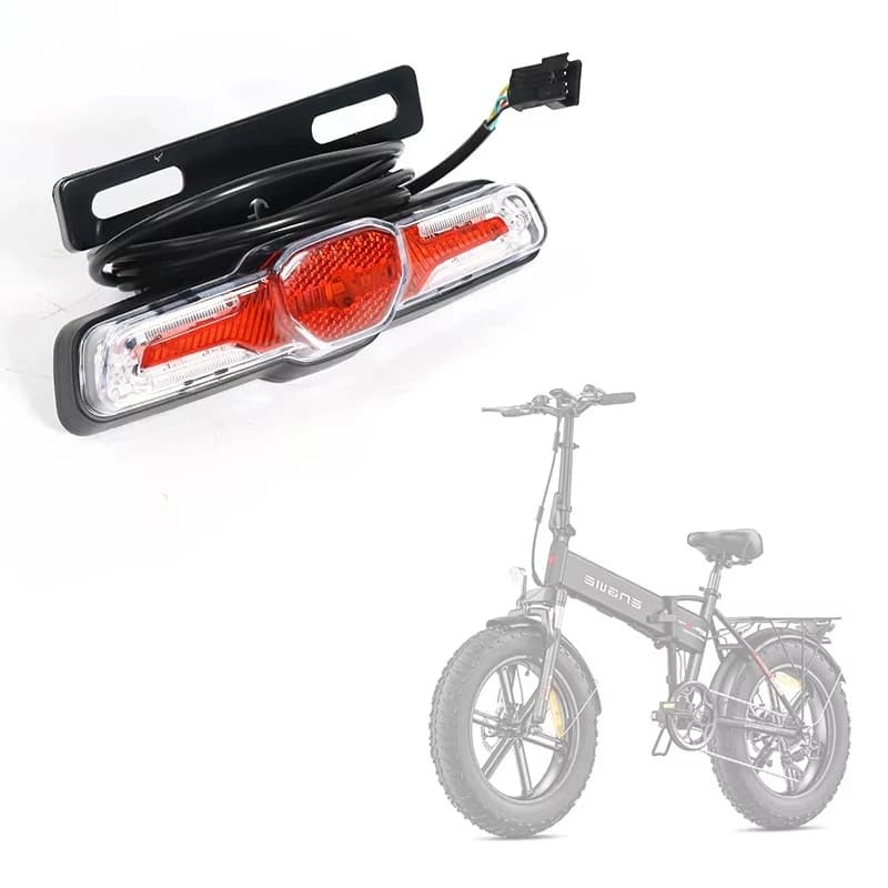 Luce Posteriore per Bicicletta Elettrica Engwe EP-2 PRO, Luce LED, Kit di Riparazione per Illuminazione Posteriore Bici