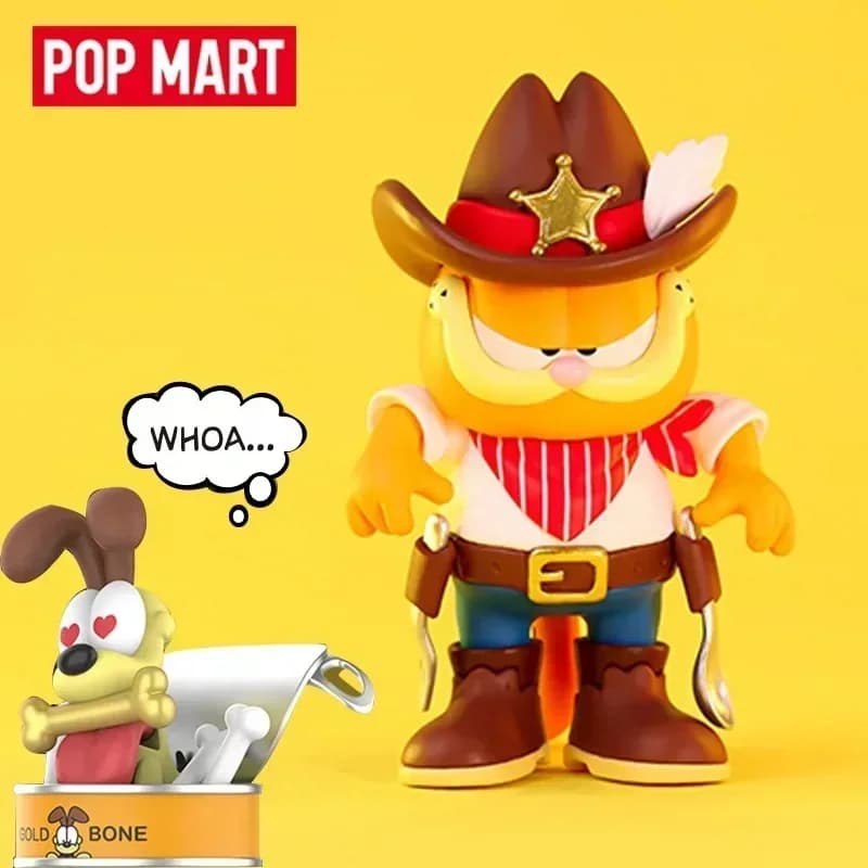 POP MART Garfield Cat Daydream Series Blind Box Guess Bag Mystery Box Toys Doll Cute Anime Figure Ornaments Gift