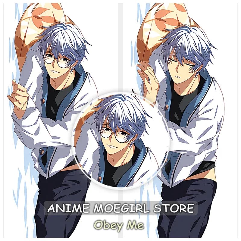 Dakimakura Obey Me che abbraccia la federa per il corpo Anime Otaku Decorazione Cuscino per letto Fodera per cuscino Federa per dormire Regali di Natale