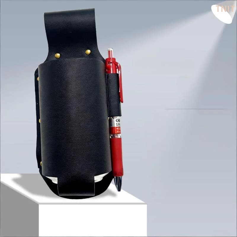 [J] 1Pcs Leather Beer Can Bottle Waist With Sturdy Construction And Easy Belt Attachment Perfect For Camping Hiking BBQ Parties