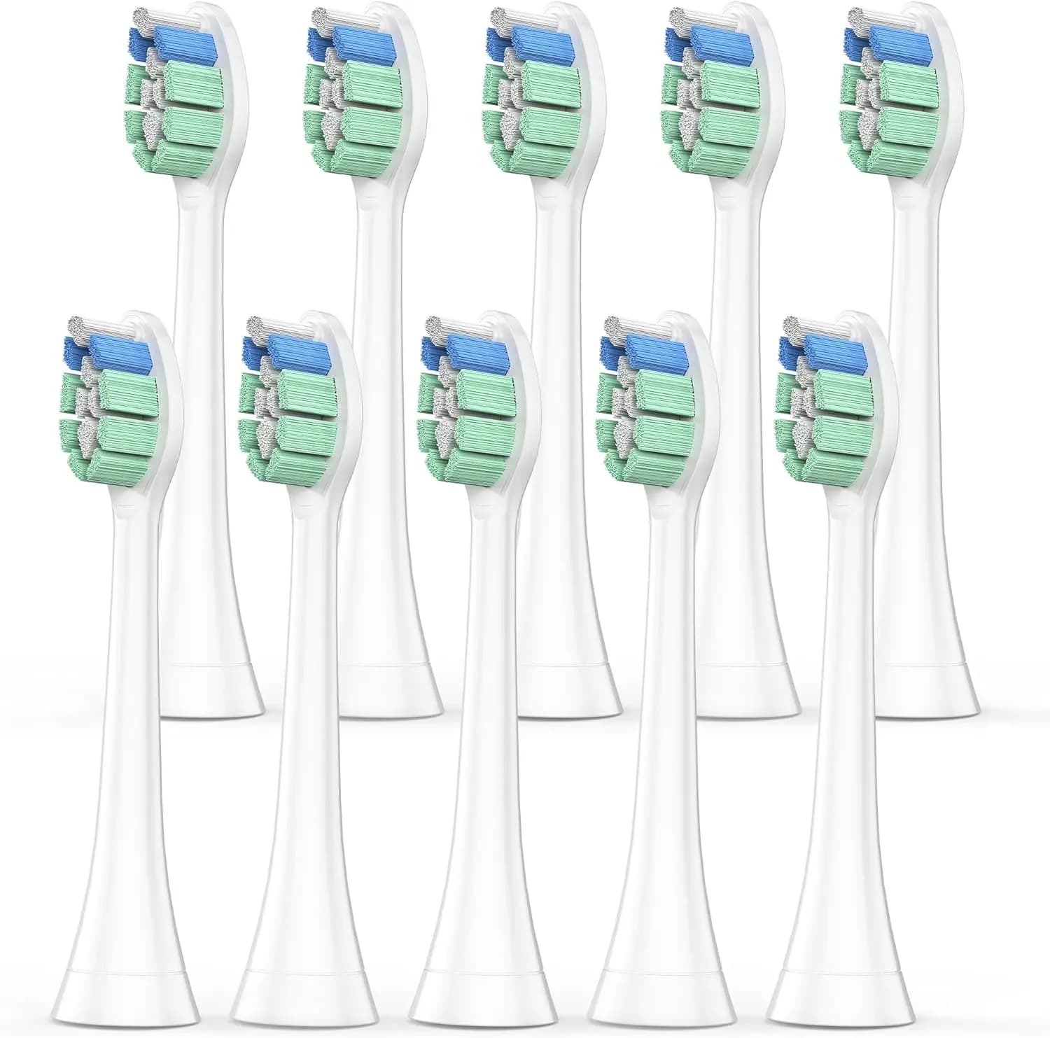 Testine di ricambio per spazzolino da denti da 5/10 pezzi compatibili con Philips Sonicare Testina elettrica di ricambio morbida 4100 6500 6100 7500