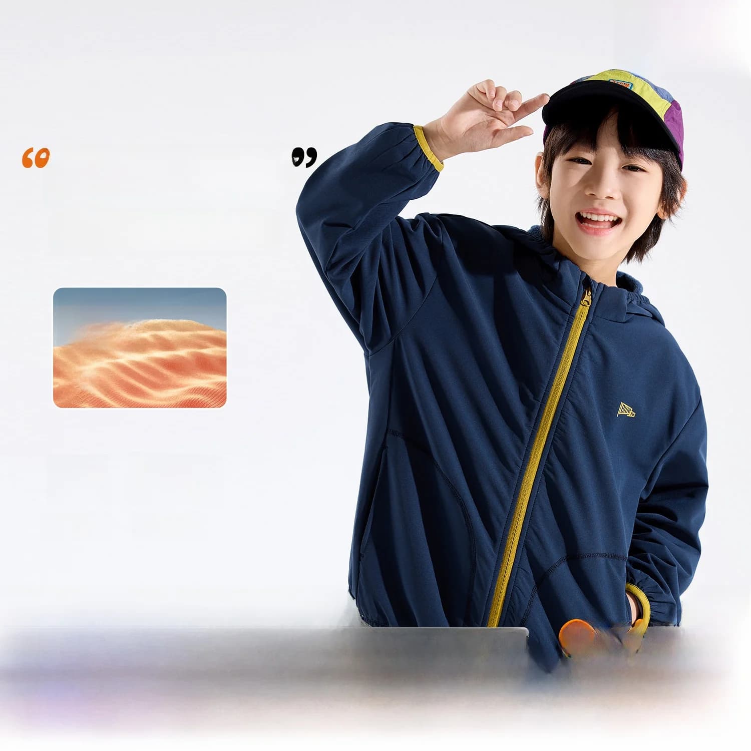Bluem Boys' Outdoor Windproof Waterproof Jacket Sports Youth Autumn New Arrival Children's Clothes Polyester Fiber Zipper Clo...