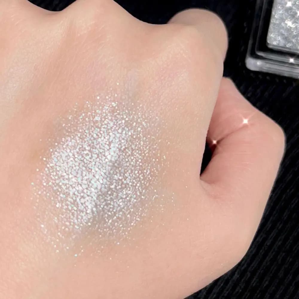 Waterproof 6 Color Eyeshadow Palette Black Shimmer Blue Smoked Eye Shadow Brighten Long Lasting Eye Pigments Cosmetics