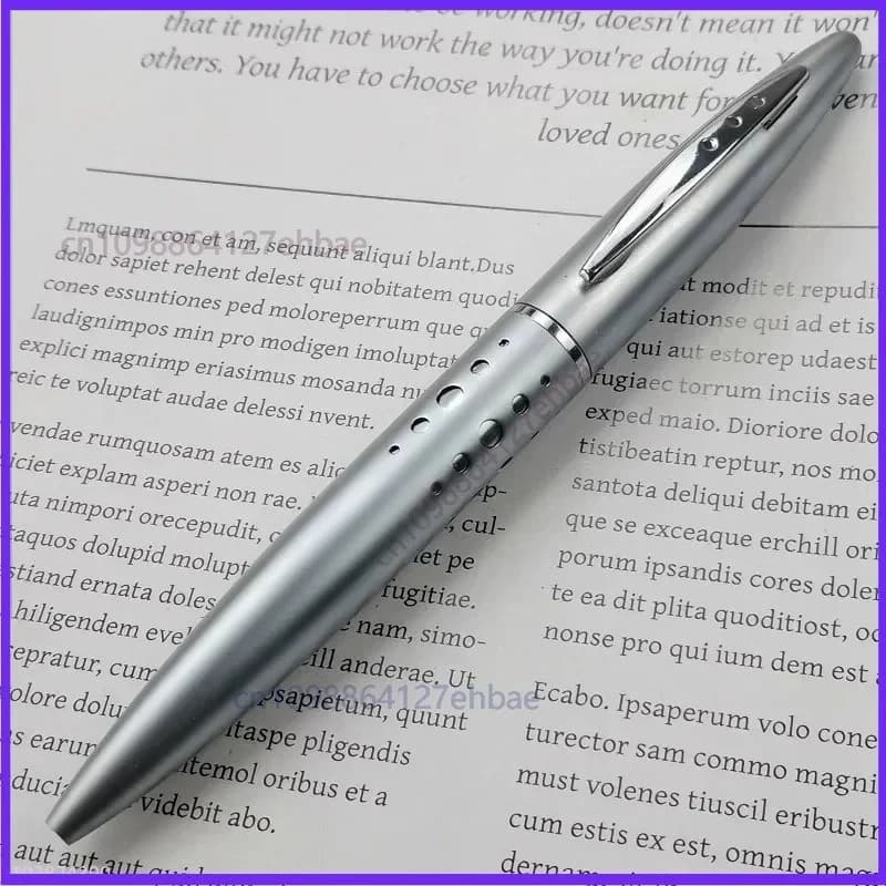 For SWITHLAND Skeletonized Metal Gel Pen G2 Standard Refills Rollerball Pen 0.5mm Office Students Supplies Stationery（5pcs）