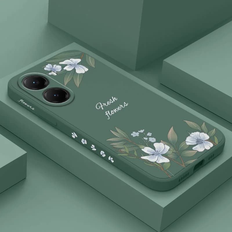 Leafy Lily Phone Case For Oppo Reno 15 15F 14 14F 13 13F 12 12F 11 11F 10 9 8 8T 8Z Pro Plus 4G 5G Silicone Soft Cover
