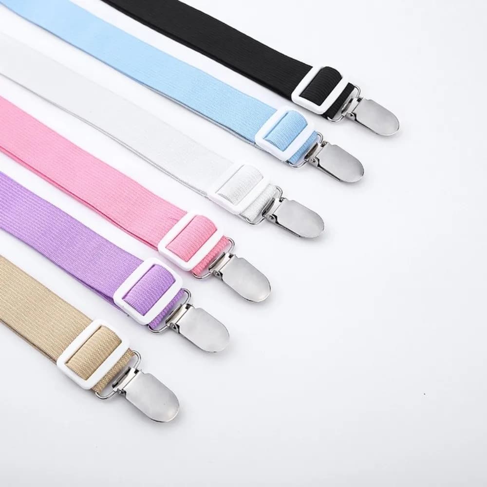 Adjustable Elastic Bed Sheet Clip Duckbill Clip Non-Slip Design Bed Sheet Holder Rubber Fasteners Elastic Band for 2psc/set