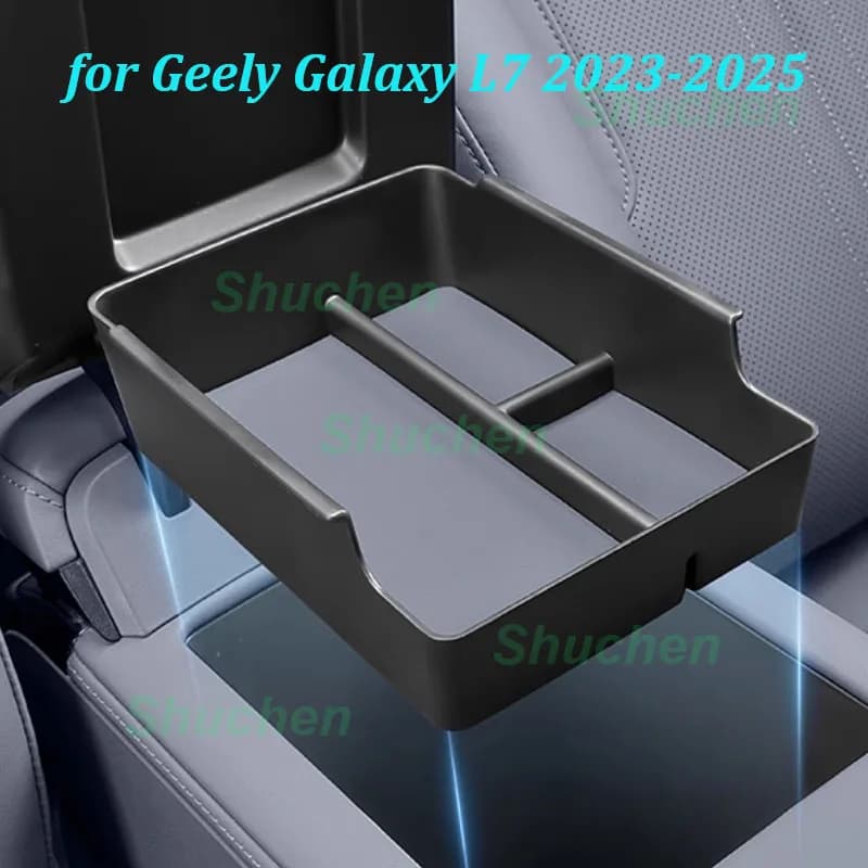 Car Arm Holder Box for Geely Galaxy L7 2023-2025 Central Console Case ABS Storage Interior Accessories