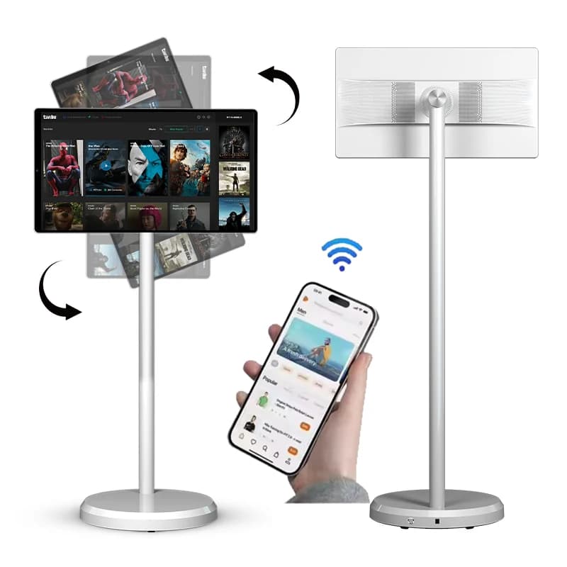 Wholesale 21.5" LCD Game Monitor IPTV Smart Portable TV Display with Digital Signage Support Mobile Television for Esports