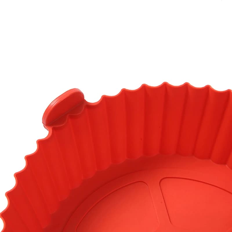 Air Fryer Silicone Pot Air Fryer Tray Oven Tray Fried Tray Grill Pan Bakeware Pizza Pan