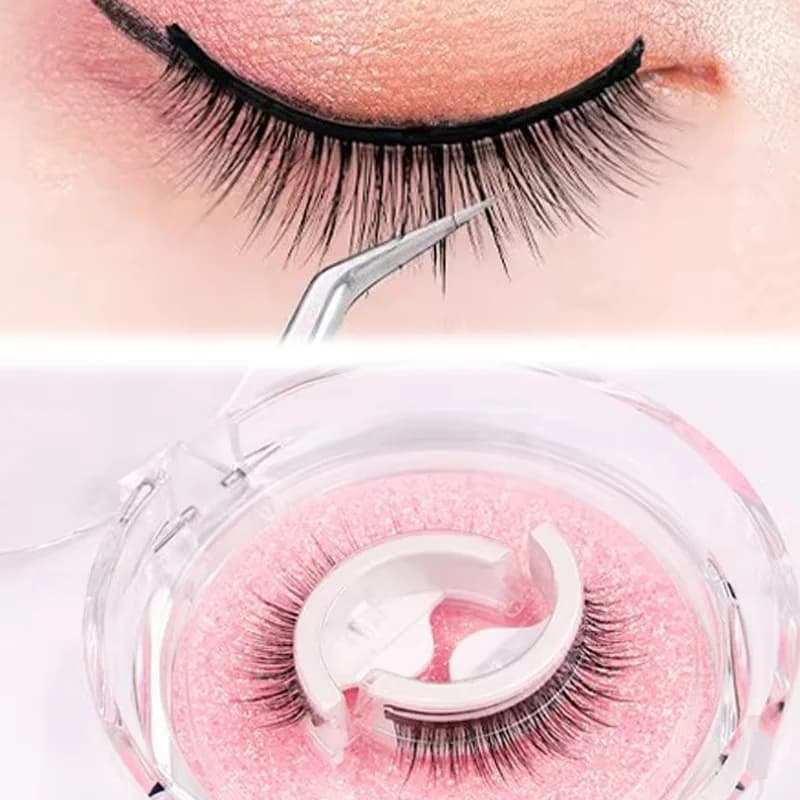 1 Self-adhesive Fin Eyelash Paio Reusable - Without Colla, Quick Application, Extension Eyelashes for Beauty Products