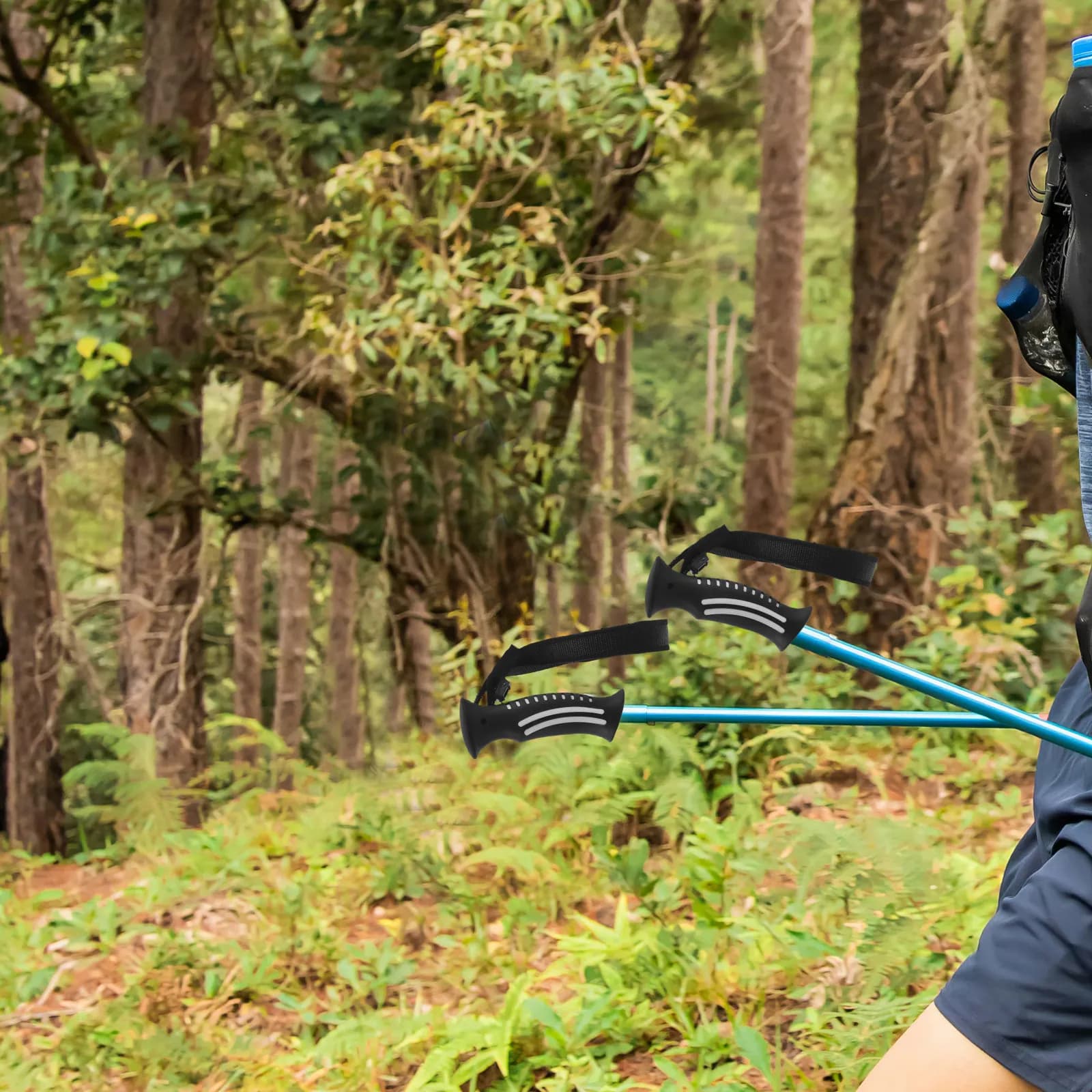 Impugnatura di Ricambio per Bastone da Trekking, Manico Ergonomico in Plastica Comodo per Escursionismo, Arrampicata, Sci e Passeggiate all'Aperto