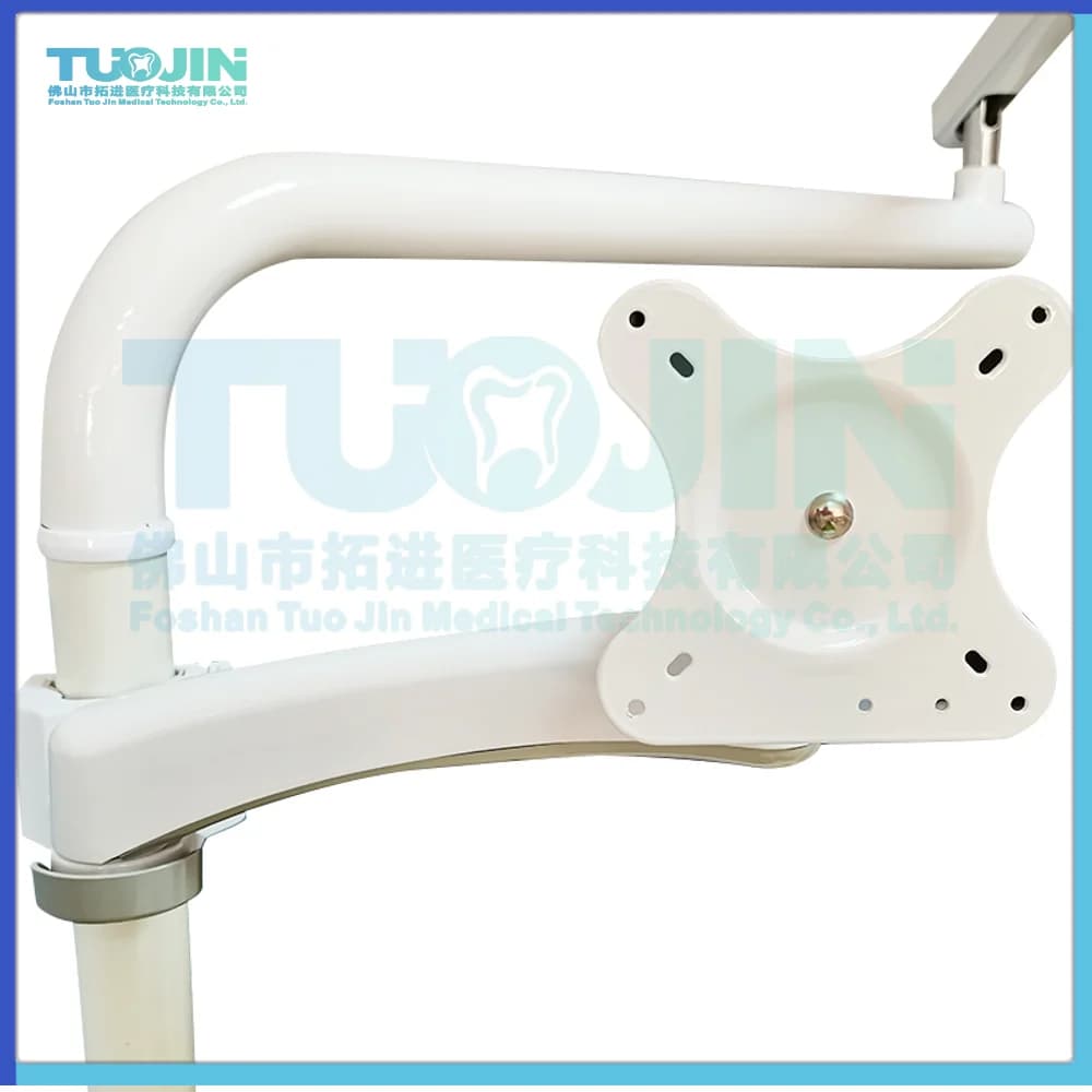 Materiali dentali Pezzi di ricambio Staffa di supporto per braccio per monitor per endoscopio standard dentale in metallo per telaio per endoscopio per telecamera intraorale