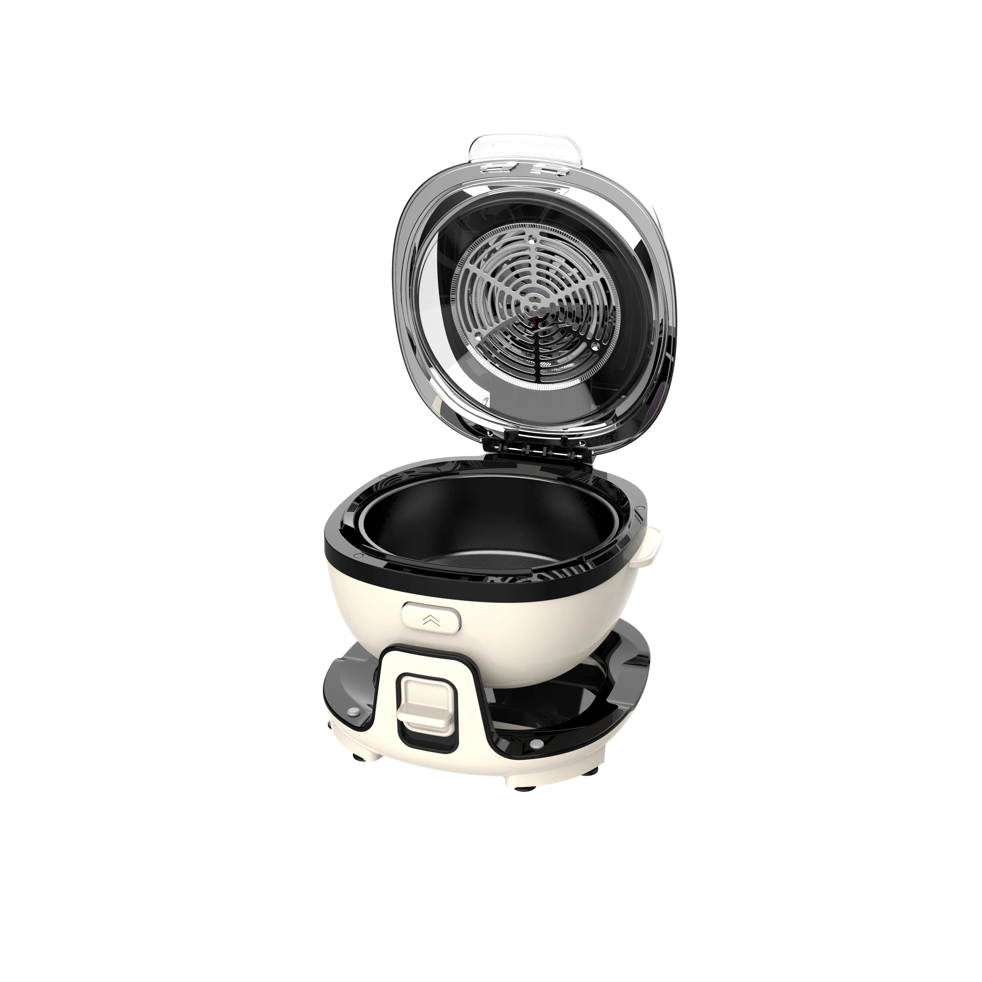 Smart Multifunction Electric Oven with Custom Logo, 6L Visible Hot Air Fryer with Digital Display