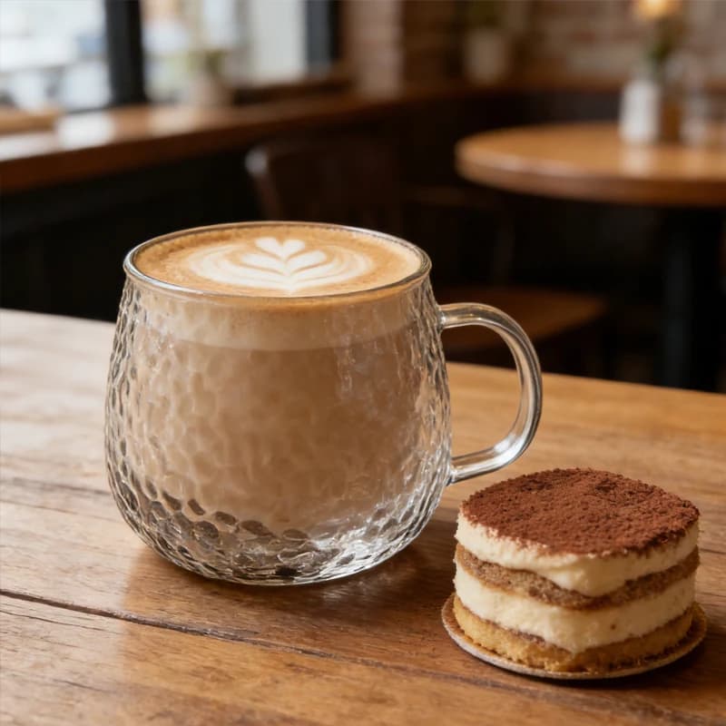 Bicchiere da Cocktail con Manico, Tazza per Succo e Latte, Bicchieri Trasparenti per Birra e Mojito, Bicchieri per Bevande, Tazza per Latte da Colazione, Bottiglia d'Acqua
