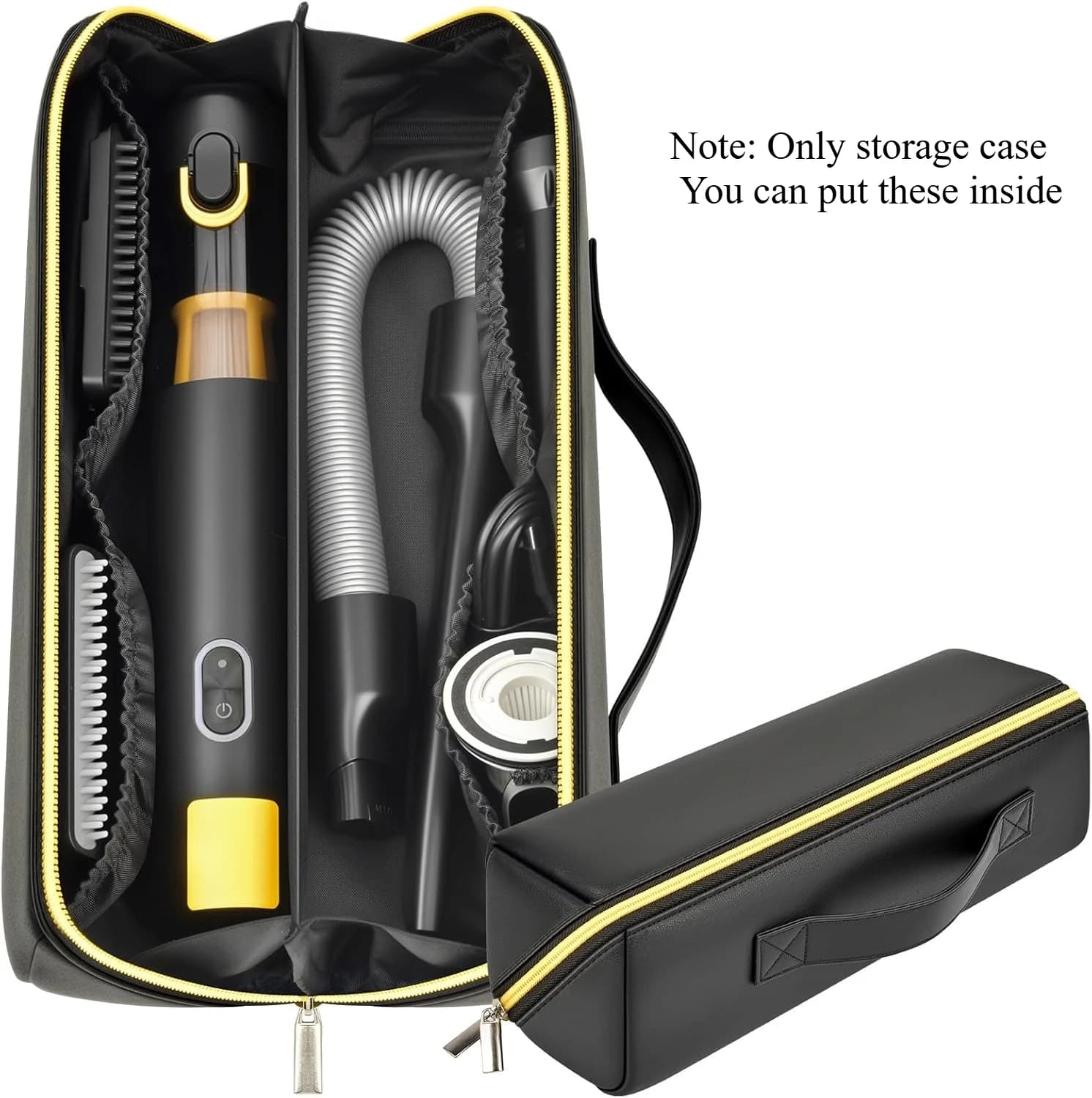 Borsa per aspirapolvere per auto Fanttik Slim V8/ V10 APEX, mini supporto portatile per aspirapolvere senza fili per alimentazione di aspirazione, ricarica di tipo C, auto