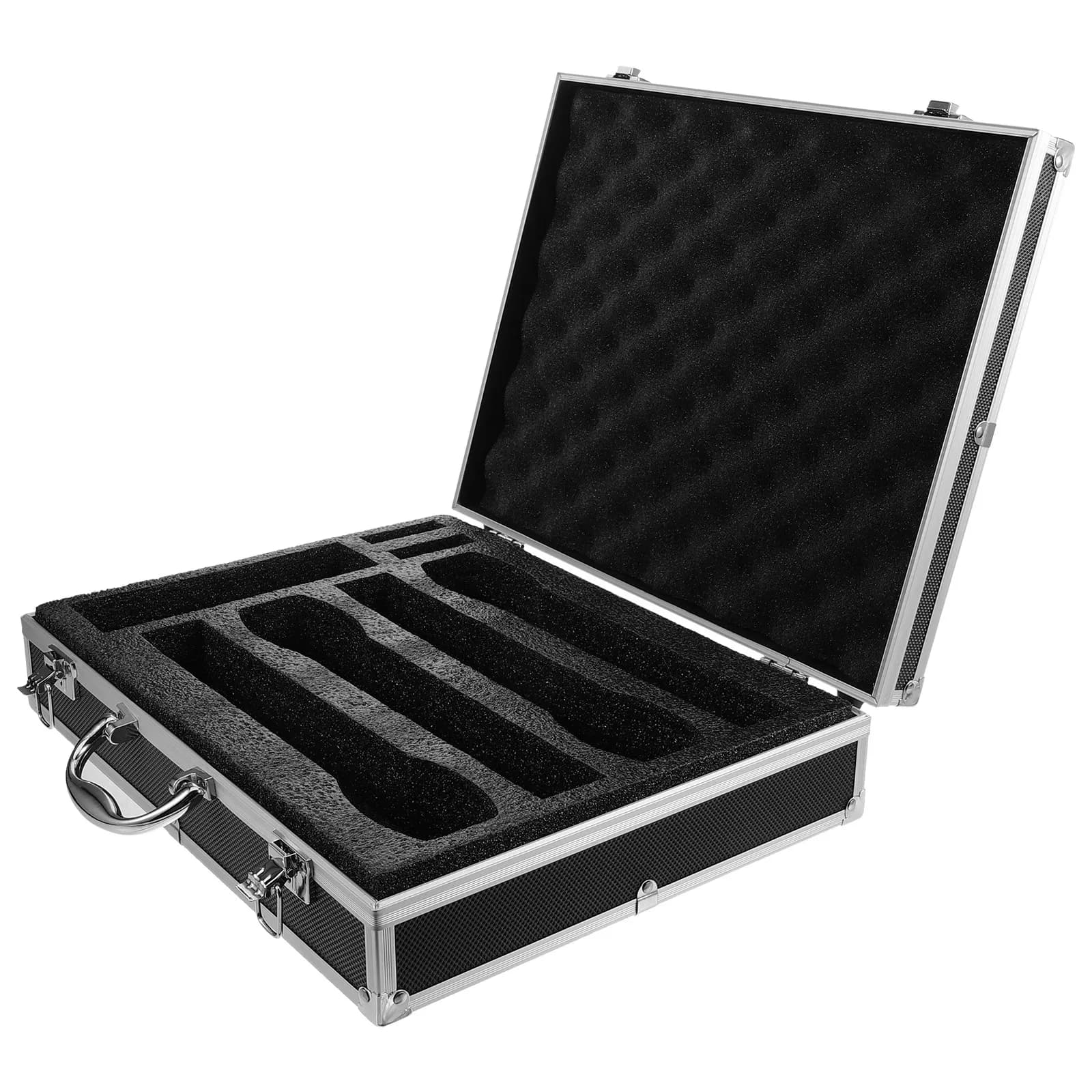 Custodia Rigida Portatile per Microfono Senza Fili - Organizer Protettivo per Viaggi