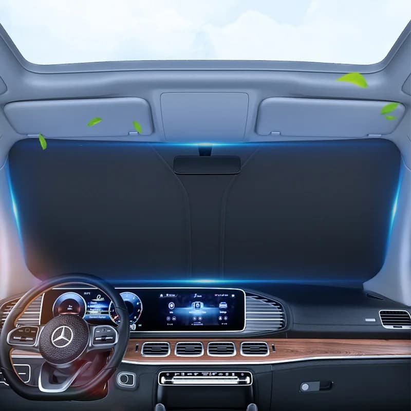 Summer car sunshade front gear laser sunshade sunscreen sunscreen heat insulation car visor car sunshade