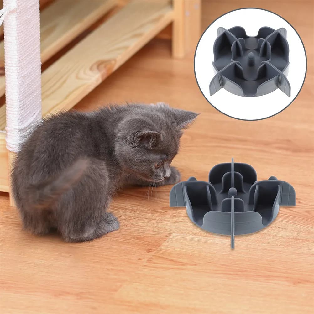 Silicone Slow Feeder Bowl Insert for Dogs and Cats Universal Fit Dog Food Bowl Slow Eating Aid Prevent Choking Safe Pet Feeding