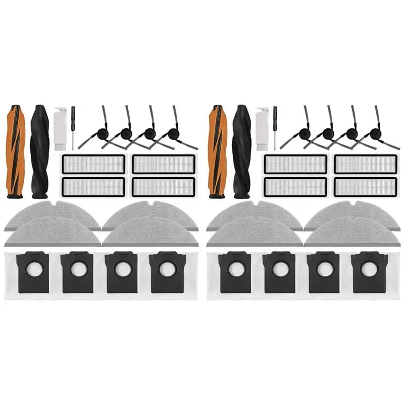Kit di Accessori A98G-2 per Robot Aspirapolvere Dreame D20 Pro Plus: Spazzola Principale, Spazzola Laterale, Filtro HEPA, Panno per Mocio, Sacchetti Raccoglipolvere