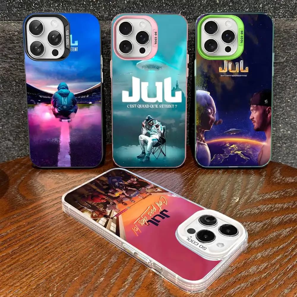 Cover per telefono JuL C'est Pas Des Lol per iPhone 17 16e 16 15 14 13 12 11 mini Pro Max X XR XSMAX Air Plus, anti-caduta, opaca, con protezione posteriore