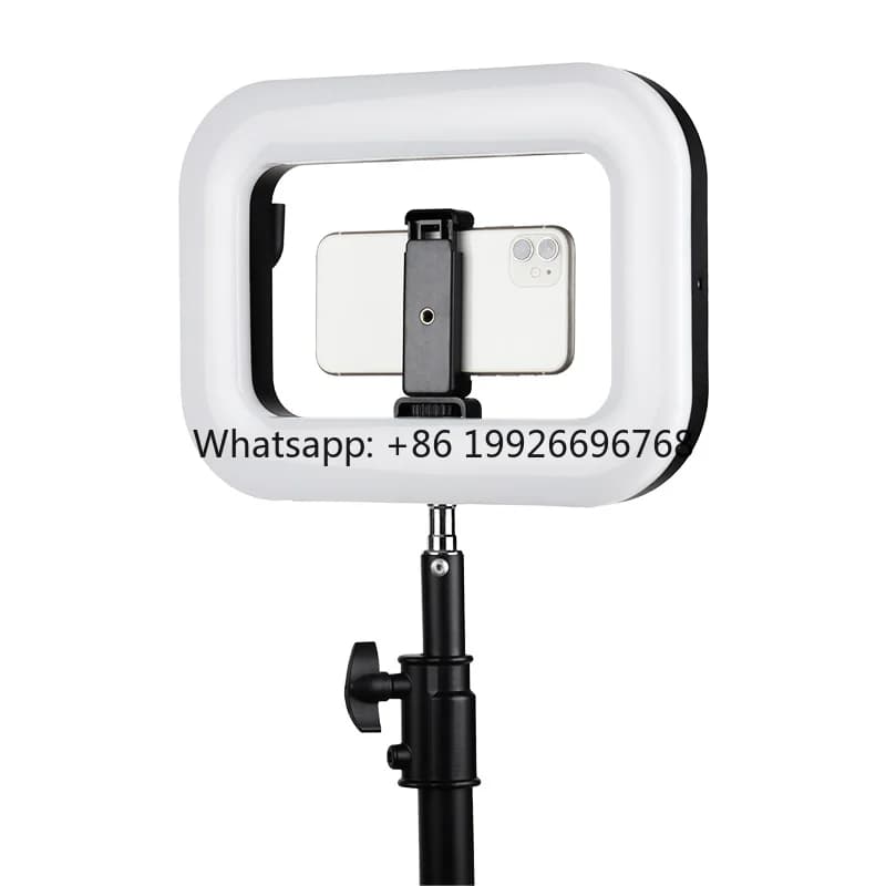 Wholesale Handheld RGB Ring Light High Color Rendering 2700-6500k Outdoor Selfie Personal Fill OEM Customization Supported