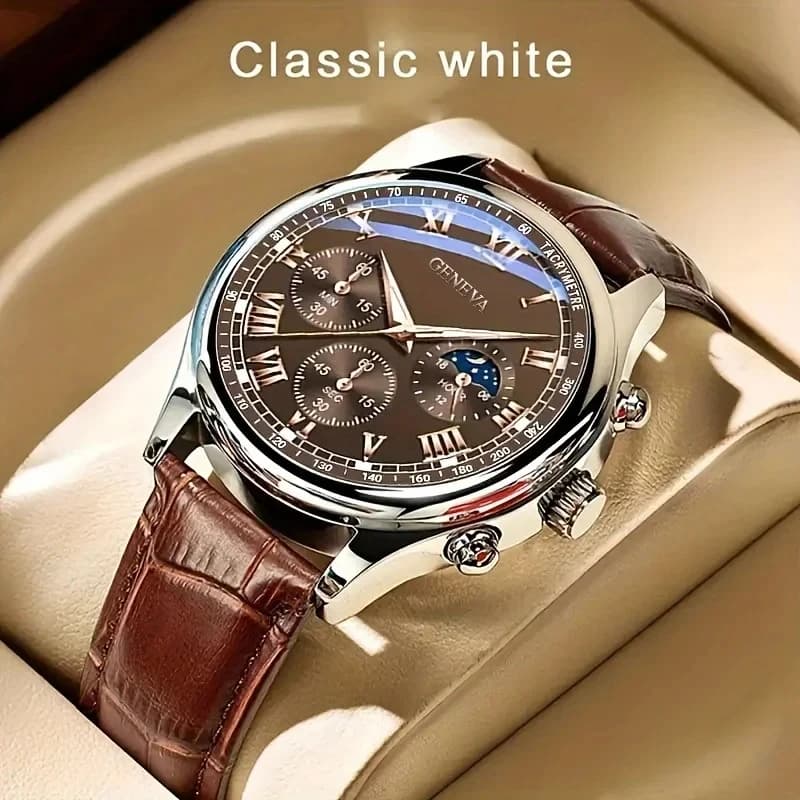 Business and Random Quartz Men's Watch