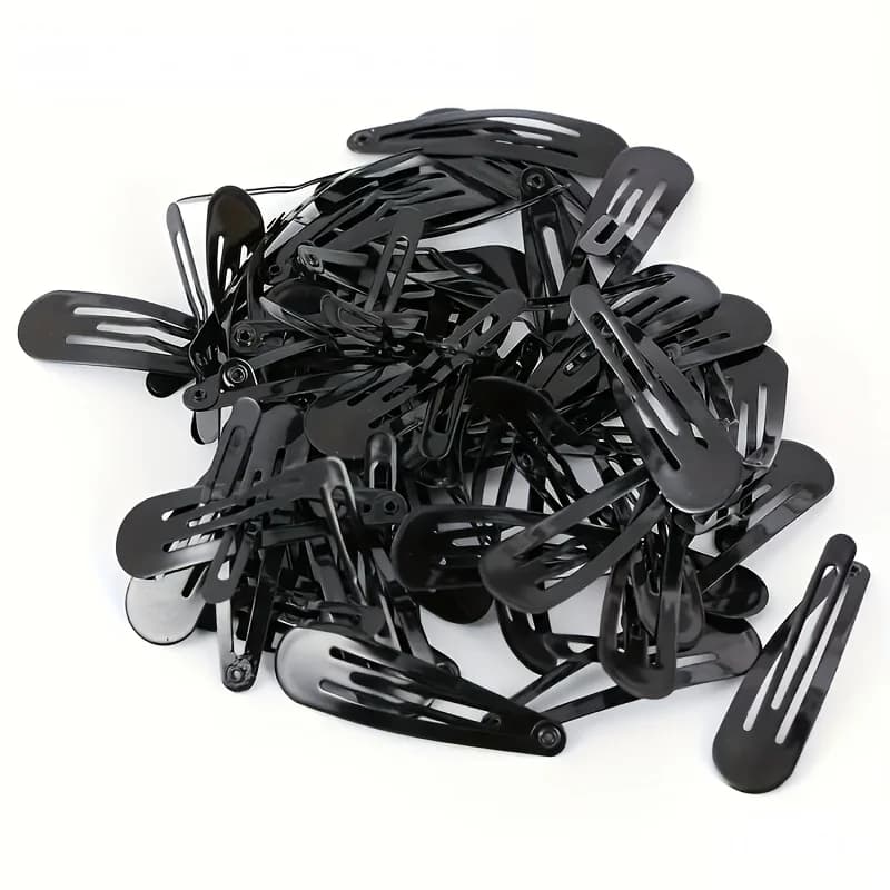 20/50pcs Water Drop Shaped Hairpin Simple Metal Snap BB Hair Clips Barrettes for DIY Handmade Headwear Hair Tools Accessories
