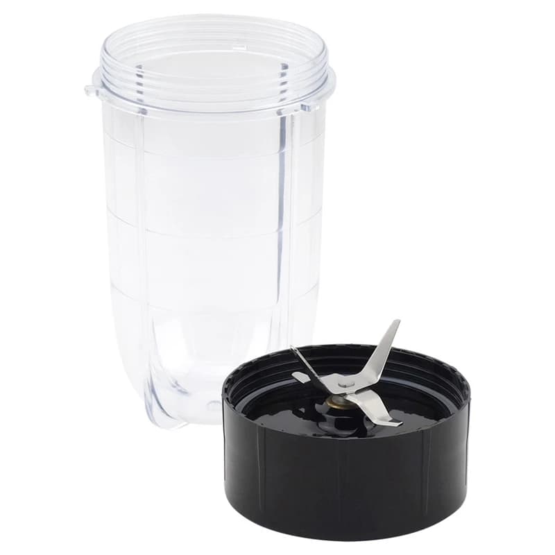 Sostituzione della lama trasversale + Set di tazze da 16 once per Magic Bullet, parti di ricambio compatibili con il frullatore MB1001 da 250W
