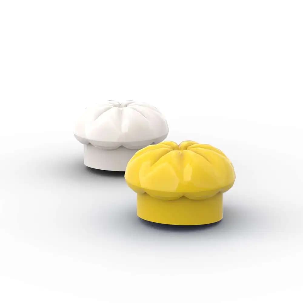 MOC 10 PZ 3898 Chef Toque Cap Building Blocks Kit Copricapo Cappello Body Wear Parte Mattoni Idea FAI DA TE Particelle Regali Di Compleanno Per Bambini