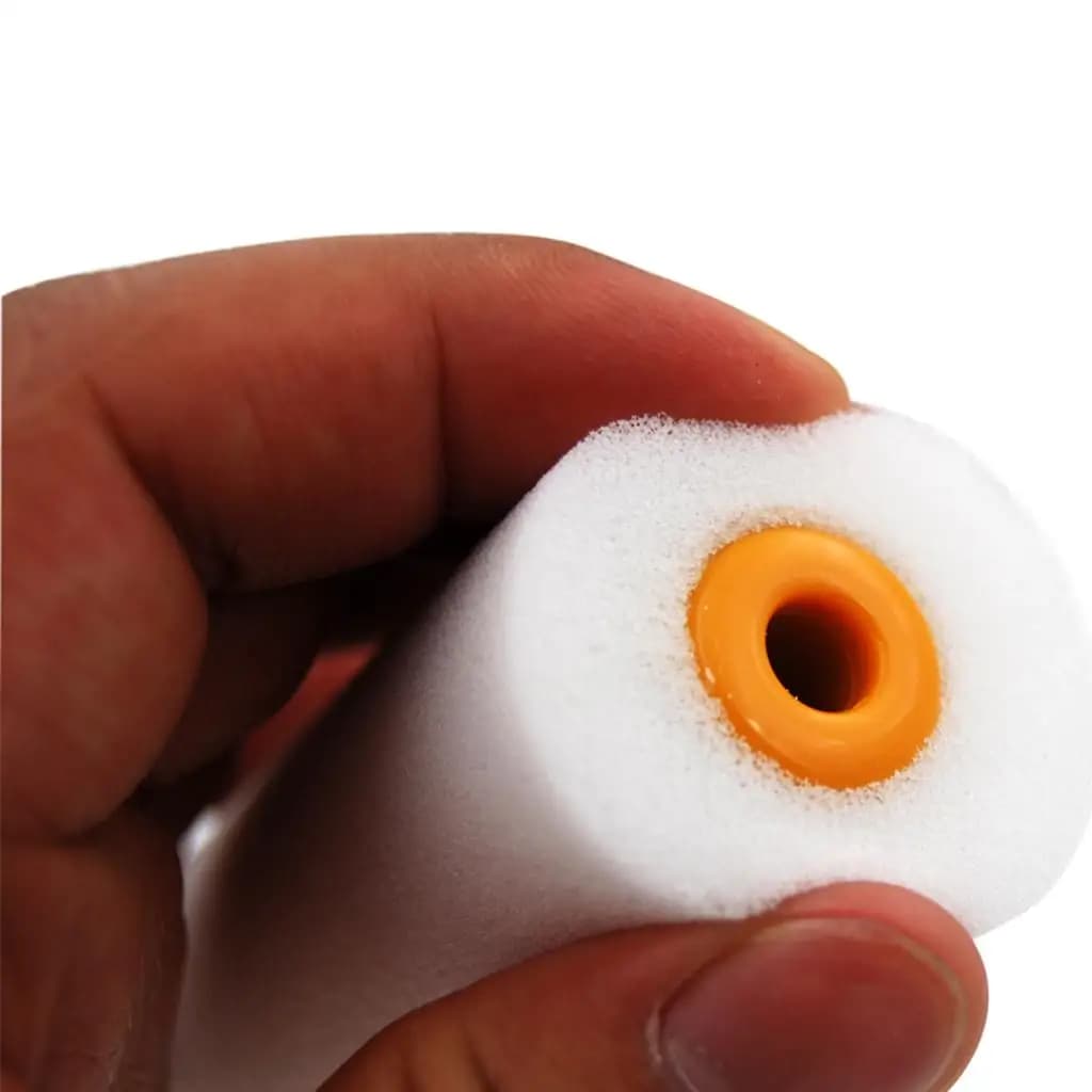 Wall Painting Sponge Rollers Set, White Paint Sleeves, Mini Home Decoration Tools and Precision Painting