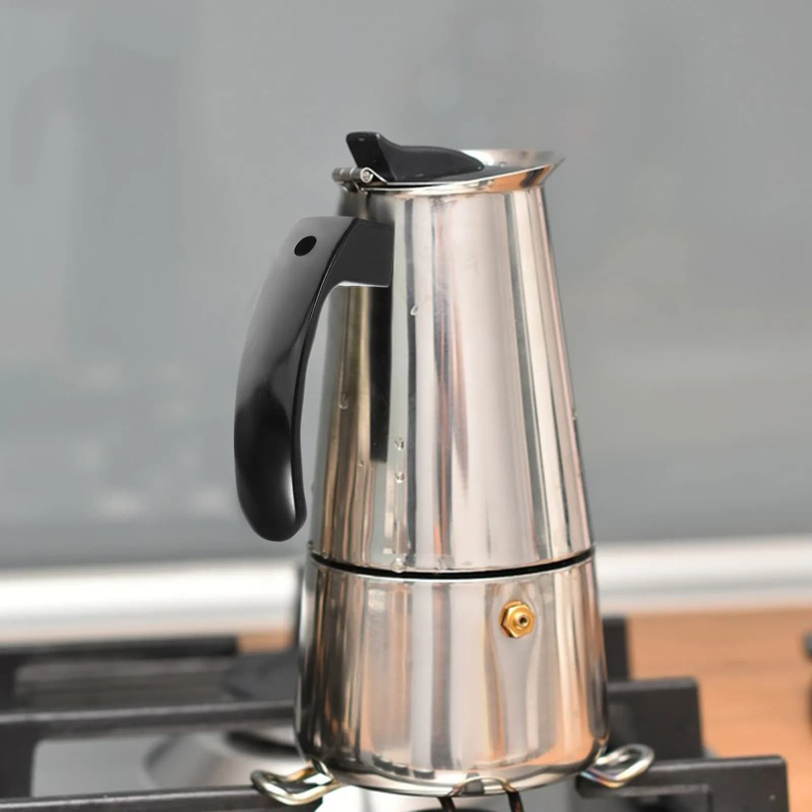 Manico di Ricambio Universale in Bachelite per Caffettiera, Bollitore, Teiera, Contenitore per Acqua - Antiscottatura, Robusto, Resistente al Calore per Cucina