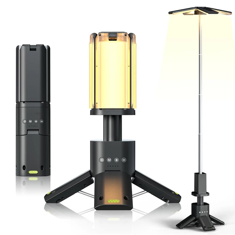 Outdoor Rechargeable Outdoor Hiking Fishing Tent Lamp from 14000 mAh 6000 LM Camping Lantern for Super Bright Magnetic Swivel Telescopic LED Motorhome