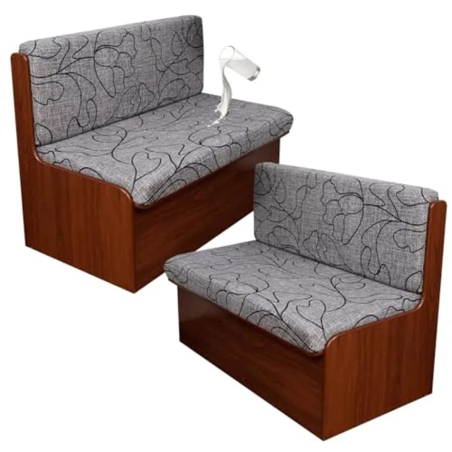 RV Dinette Cushion Covers Waterproof Couch Cushion Slipcovers Stretch Camper Cushions Cover Replacement Sofa Slipover for Trave