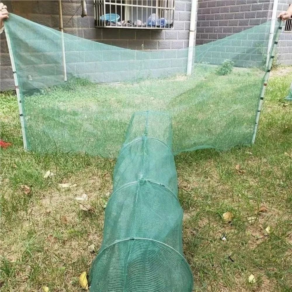 Foldable Design Fishing Trap Net Iron Chain Foam Float Fish Network Minnow Fish 4 Size Catch Fish Net Fish Trapping