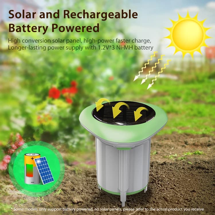 Outdoor Solar Soil Sensor Temperature Humidity Moisture IP66 Waterproof EC Tester For Tuya WiFi Garden Planting Monitor Tool