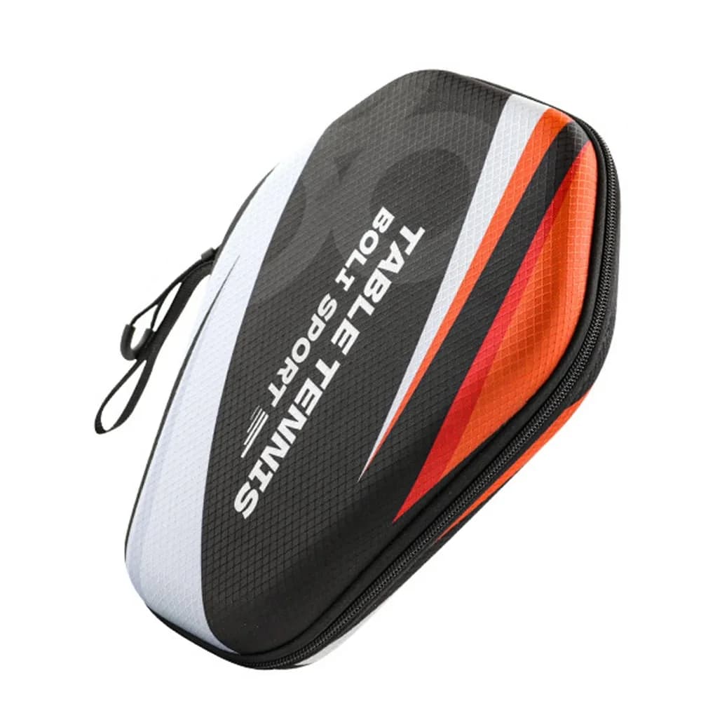 EVA Table Tennis Racket Case Scratch Resistant Dual Compartment Racket Carrying Bag Shockproof Lightweight Bat Storage Case