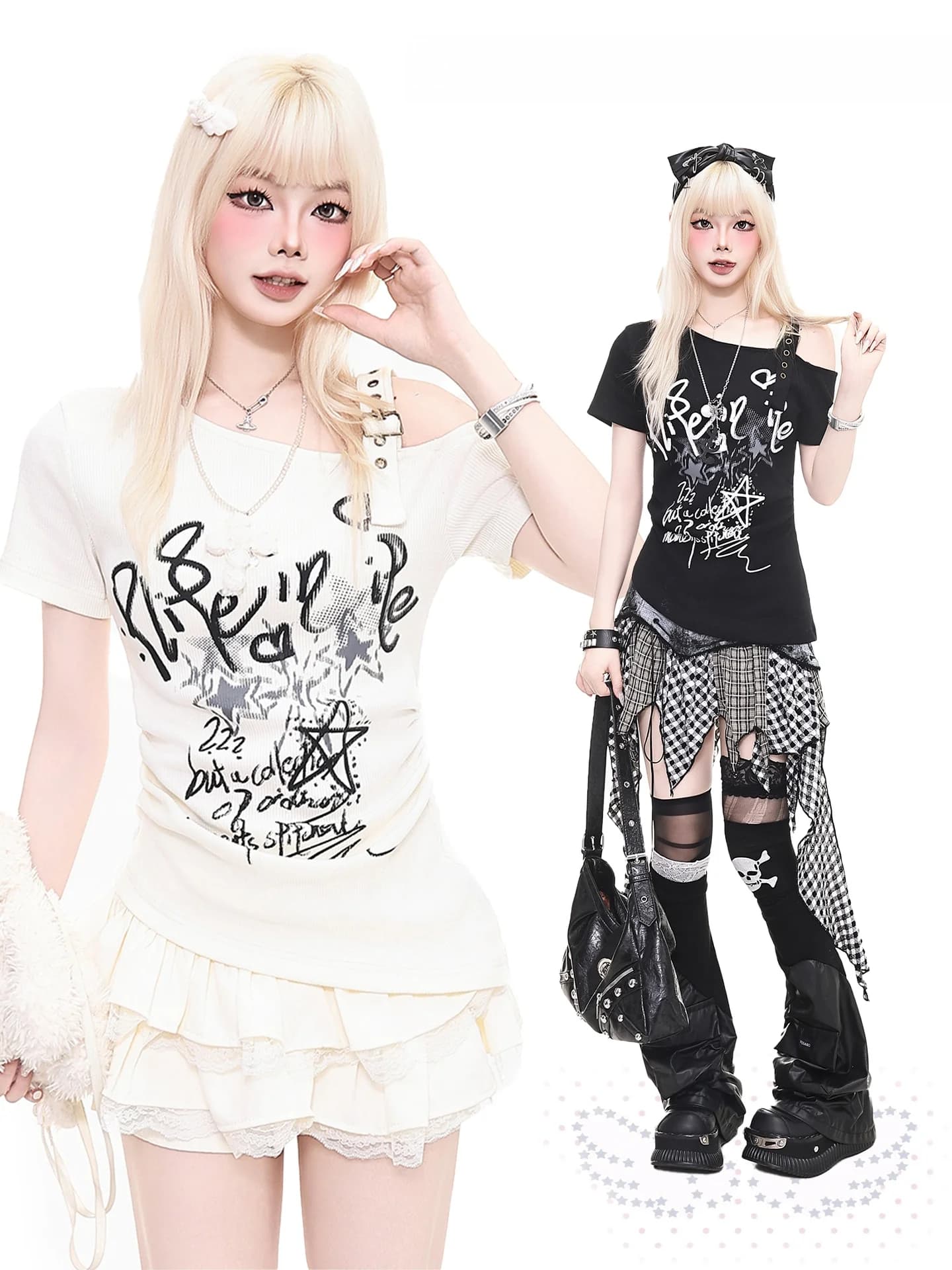 T-shirt estiva slim fit a maniche corte da donna, stampa Marmalade YO arancione, leggera, con stampa sulle spalle, stile casual streetwear