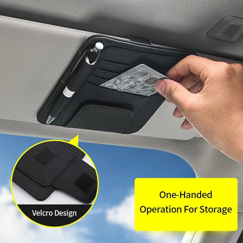 Organizer per visiera parasole per auto Accessori interni multitasche per organizer per bagagliaio Toyota Yaris Cross