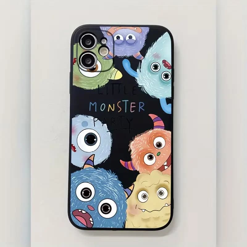 Halloween Childlike Fun Monster Cartoon Style Phone Case For iPhone 18 17 16 15 14 13 12 11 Pro Xs Max Mini Plus XR16e 17e Cover