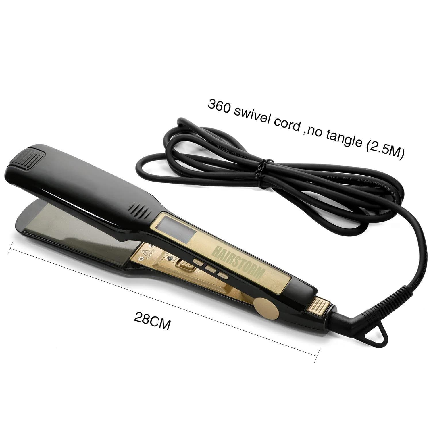 Advanced Korean Hair Plate Ceramic Iron Digital LCD Display instant warming curling iron