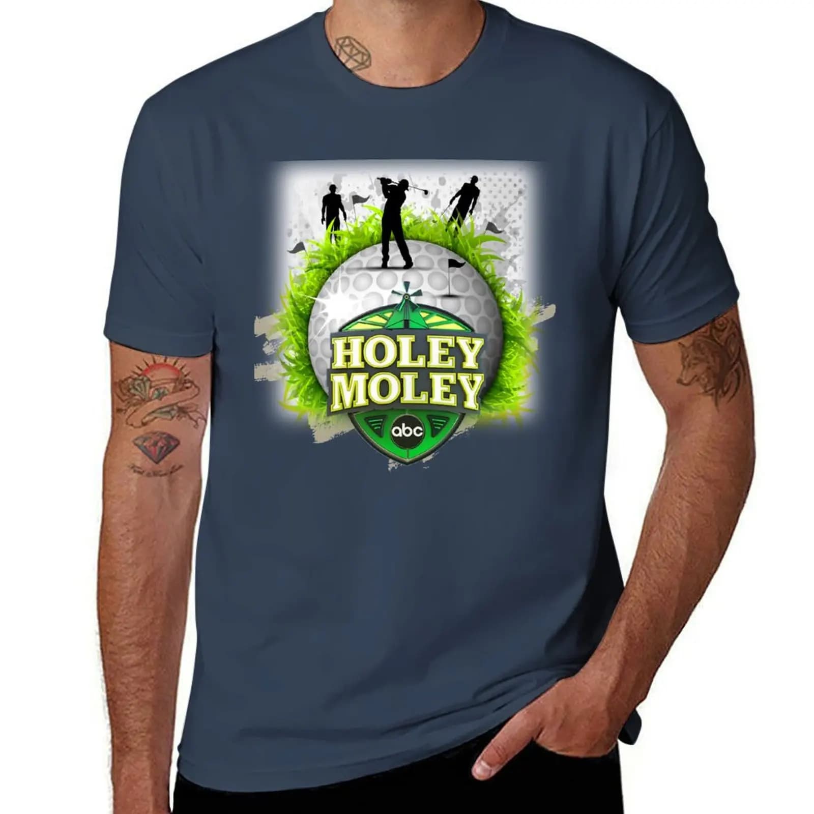 T-shirt Holey Golf - Sport Moley, T-shirt resistente per abbigliamento da lavoro
