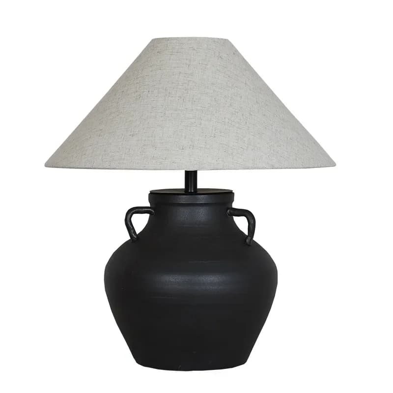 Lampada da tavolo in vaso di ceramica fatta a mano Nuovo modello cinese casa B & B soggiorno camera da letto lampada decorativa da comodino